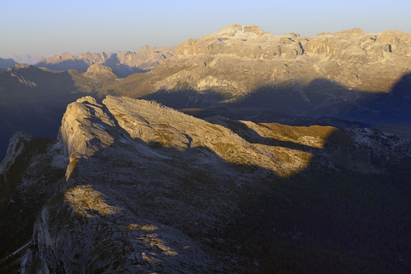 foto alba tramonto nelle Dolomiti dal Lagazuoi Piccolo