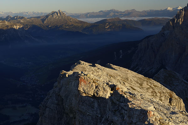 foto alba tramonto nelle Dolomiti dal Lagazuoi Piccolo