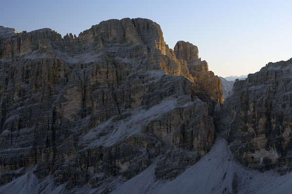 foto alba tramonto nelle Dolomiti dal Lagazuoi Piccolo