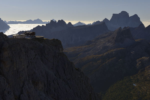 foto alba tramonto nelle Dolomiti dal Lagazuoi Piccolo