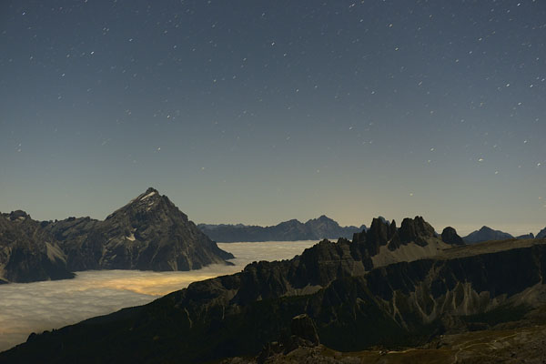 foto alba tramonto nelle Dolomiti dal Lagazuoi Piccolo