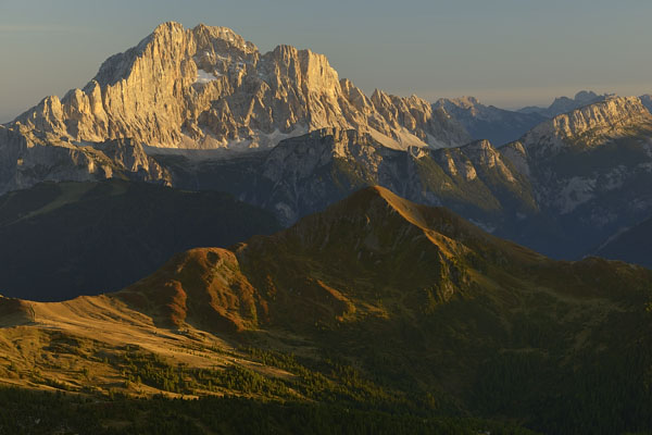 foto alba tramonto nelle Dolomiti dal Lagazuoi Piccolo