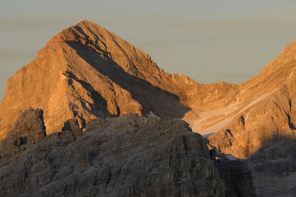 foto alba tramonto nelle Dolomiti dal Lagazuoi Piccolo