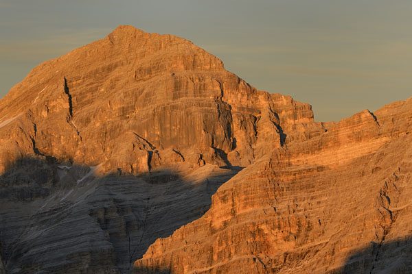 foto alba tramonto nelle Dolomiti dal Lagazuoi Piccolo
