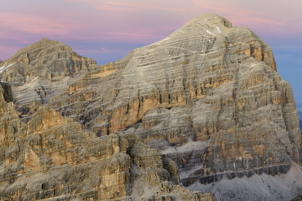 foto alba tramonto nelle Dolomiti dal Lagazuoi Piccolo