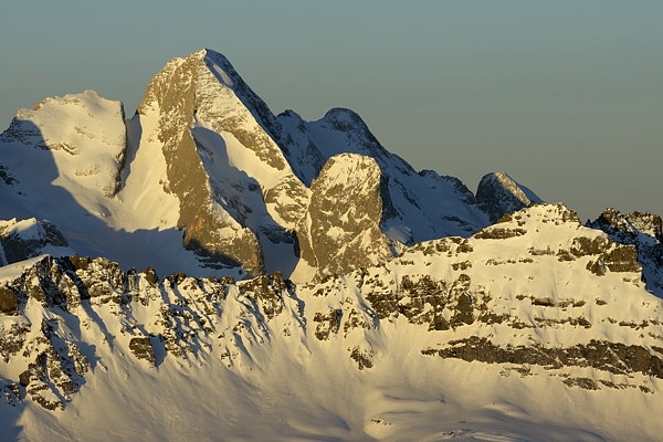 tramonto, notte e alba invernali dal Lagazuoi Piccolo verso le Dolomiti Ampezzane