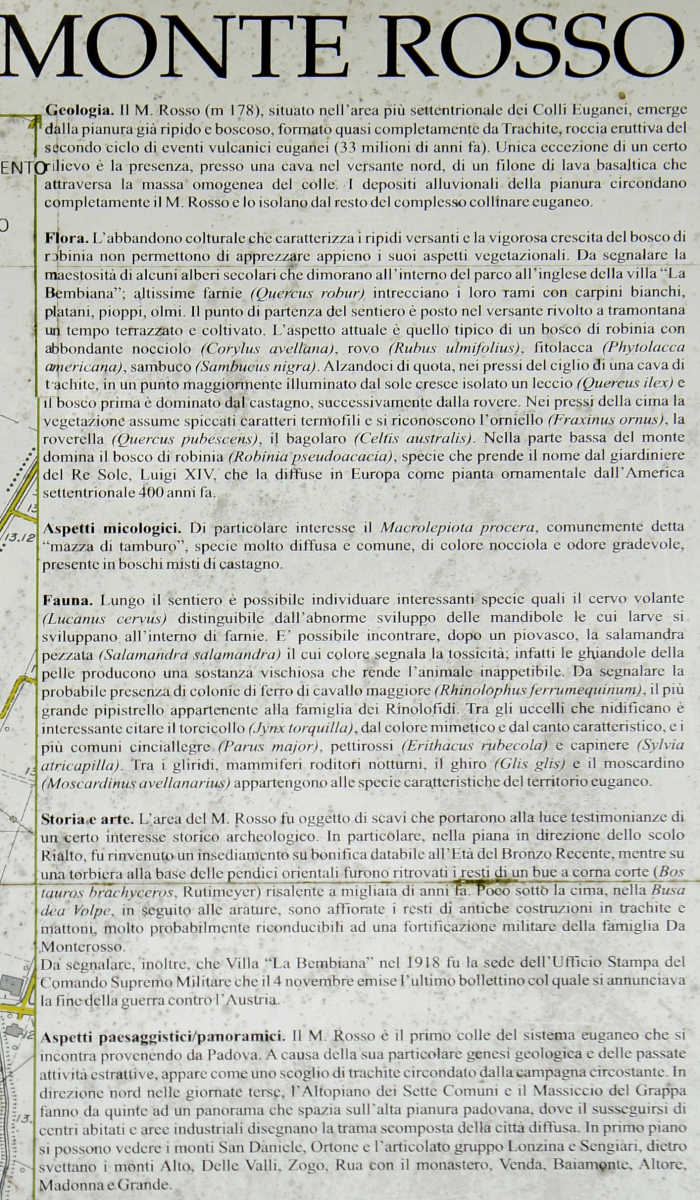 sentiero monte Rosso