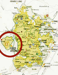 Monte di Lozzo Atestino, Parco Colli Euganei