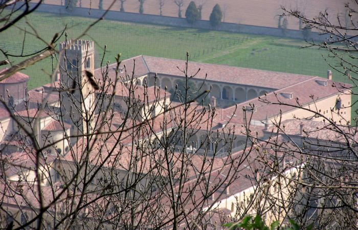 Colli Euganei - escursione lungo il Sentiero del Giubileo, dalla Abbazia di Praglia al monte Lonzina Boscalbo e chiesa di Tramonte