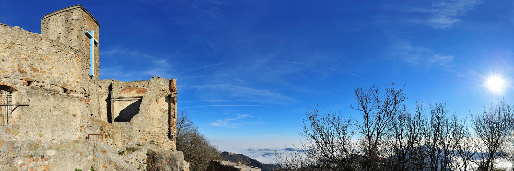 ruderi del Monastero Olivetani al Monte Venda, Colli Euganei, Padova