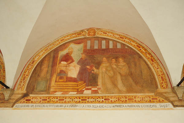 Affreschi del Chiostro Santuario Santi Vittore Corona, Feltre