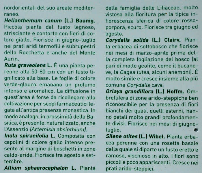 Sentiero Natura San Vittore - Feltre