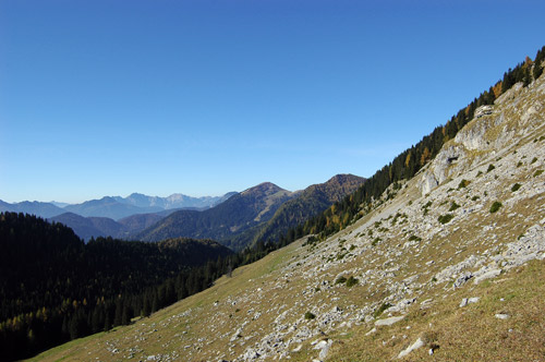 Alpi Carniche salendo al monte Ostering