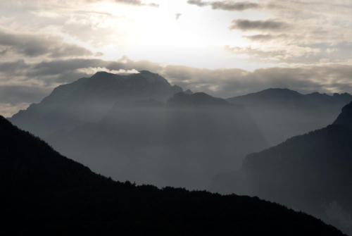 Frana del monte Toc nella valle del Vajont - Erto e Casso e la diga di Vajont