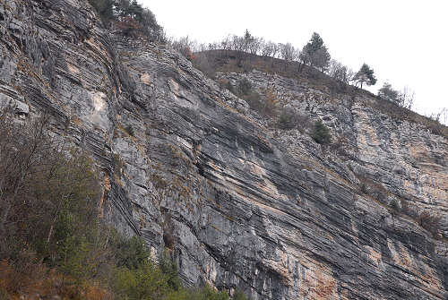 palestra Moliesa di Casso - Erto e Casso - diga del Vajont