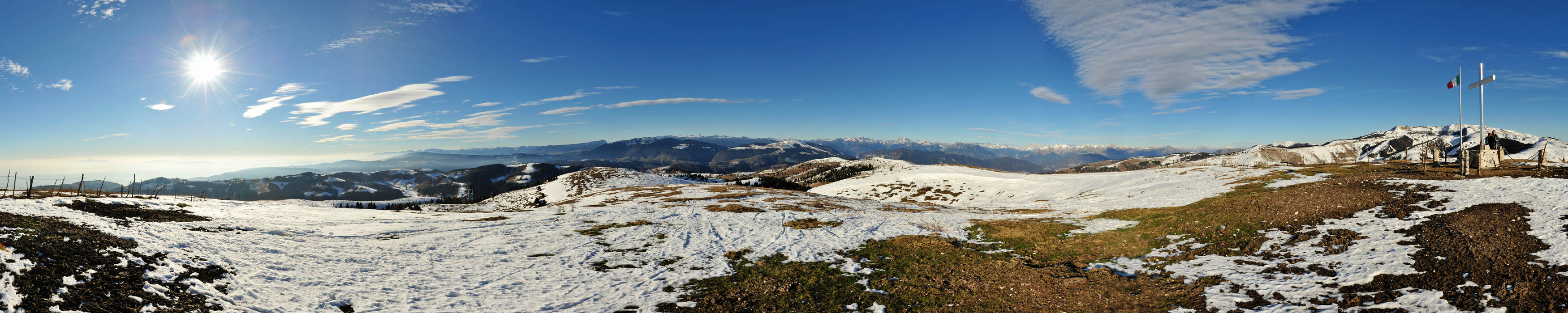 panoramica monte Asolone verso Altipiano Asiago