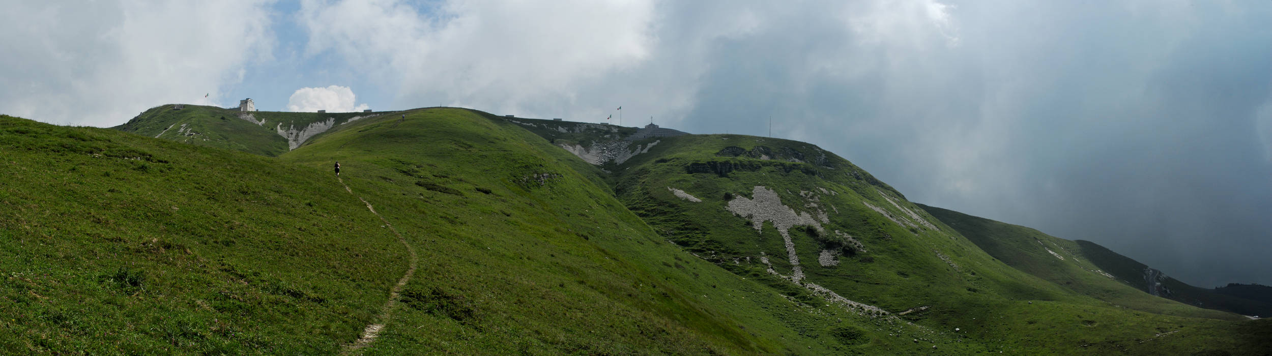 Monte Grappa, dorsale ovest monte Asolone, foto panoramica