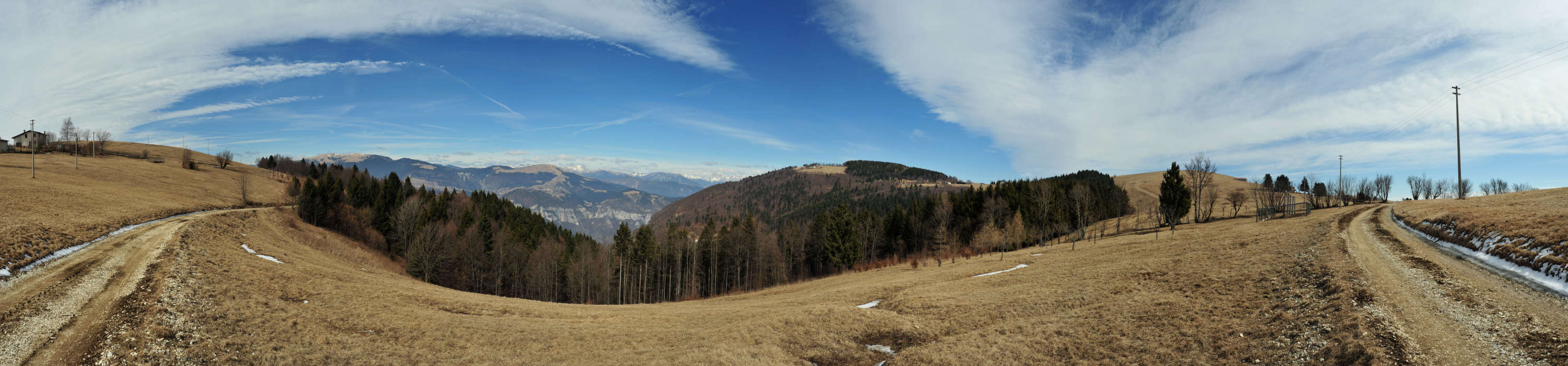 Col Moschin, Monte Grappa - fotografia panoramica