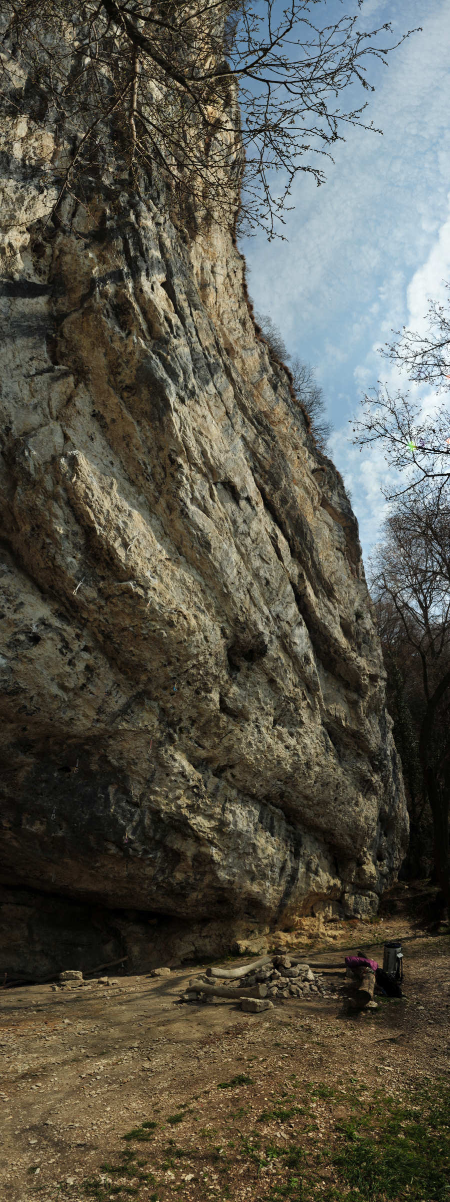 Monte Grappa, falesia di CampoSolagna - fotografia panoramica