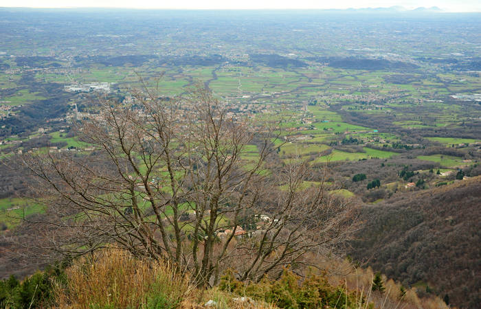 Covolo, sentiero Punta Frontal monte Scalare, valle San Liberale