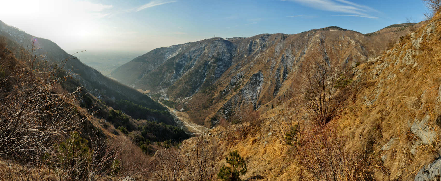 Valle Santa Felicita dal sentiero n.100 - fotografia panoramica