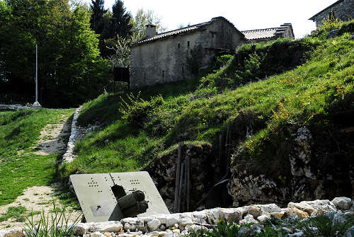 sistema fortificato di Col Andreon, zona Camposolagna sul Monte Grappa