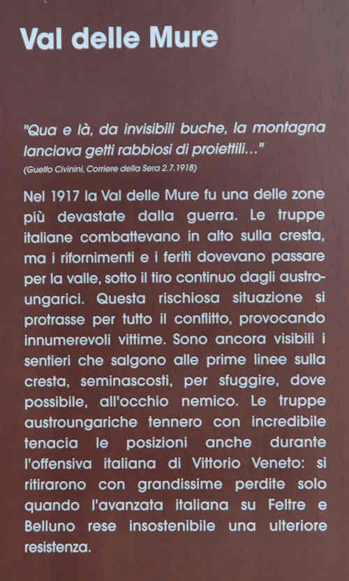 mulattiera del Boccaor, Archeson, Meatte, Val delle Mure, Valle San Liberale - Monte Grappa