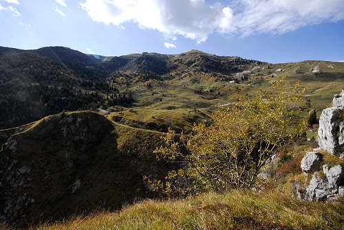 mulattiera del Boccaor, Archeson, Meatte, Val delle Mure, Valle San Liberale - Monte Grappa