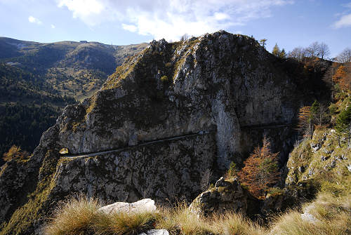 mulattiera del Boccaor, Archeson, Meatte, Val delle Mure, Valle San Liberale - Monte Grappa
