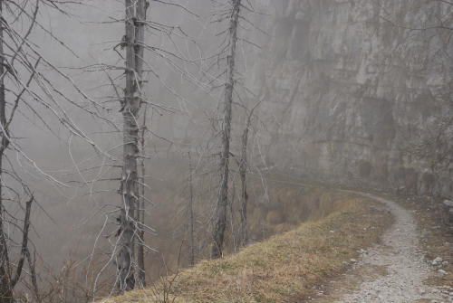 mulattiera del Boccaor, Archeson, Meatte, Val delle Mure, Valle San Liberale - Monte Grappa