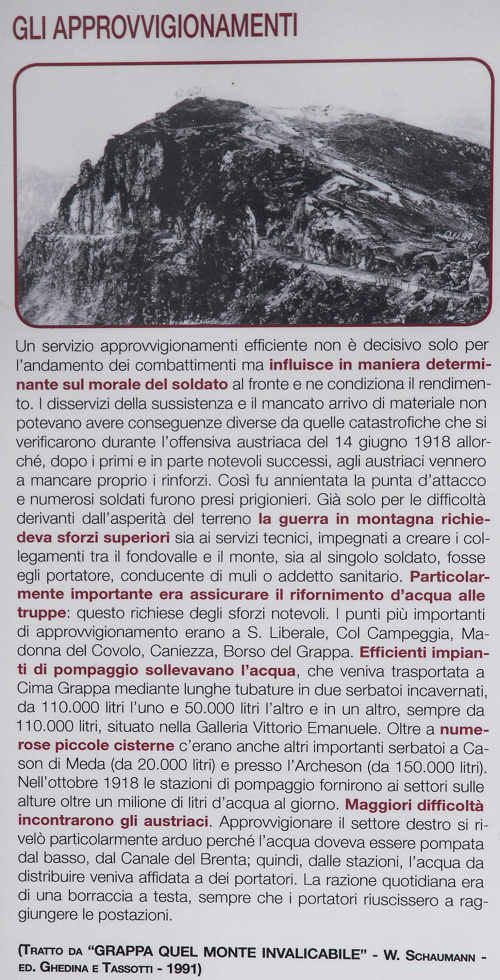 mulattiera del Boccaor, Archeson, Meatte, Val delle Mure, Valle San Liberale - Monte Grappa