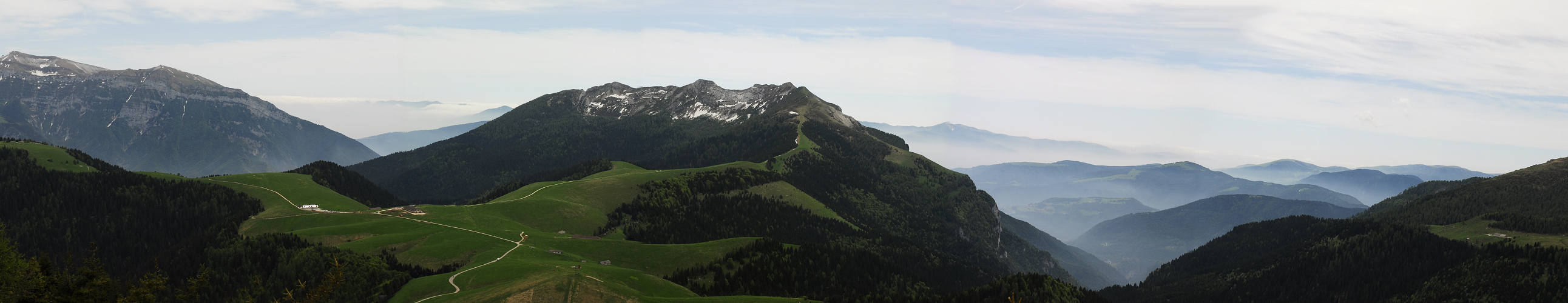 Vette Feltrine monte Coppolo dal Sentiero dei Fiori al passo di Brocon, Lagorai