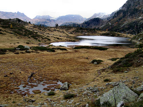 Lago delle Buse in alta Val Cadino al Manghen, Fiemme Lagorai