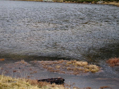 Lago delle Buse in alta Val Cadino al Manghen, Fiemme Lagorai