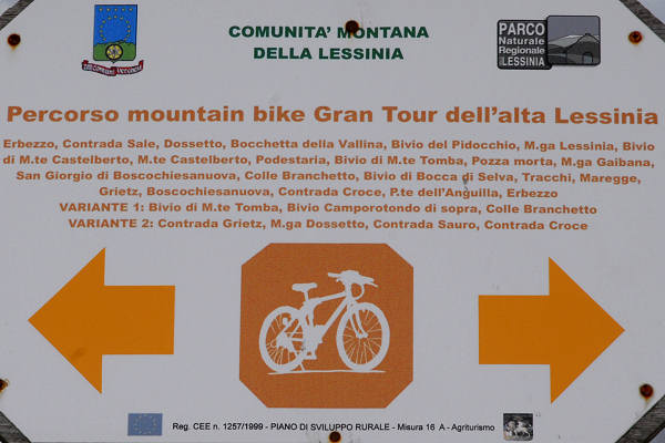 mountain bike - Gran Tour dell'Alta Lessinia