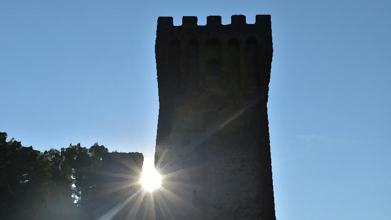 il Castello di San Martino dela Vaneza a Cervarese Santa Croce lungo il fiume Bacchiglione