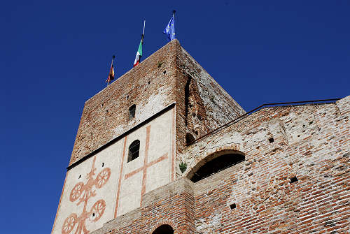 camminamento di ronda sulle mura di Cittadella