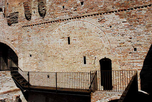 camminamento di ronda sulle mura di Cittadella