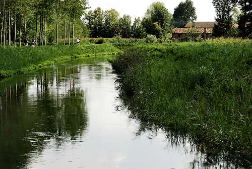 pista ciclabile fiume Tergola tra San Giorgio delle Pertiche, Campodarsego, Vigonza