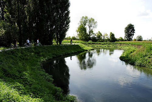 pista ciclabile fiume Tergola tra San Giorgio delle Pertiche, Campodarsego, Vigonza