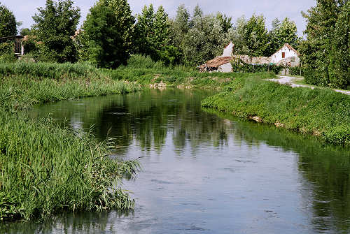 pista ciclabile fiume Tergola tra San Giorgio delle Pertiche, Campodarsego, Vigonza