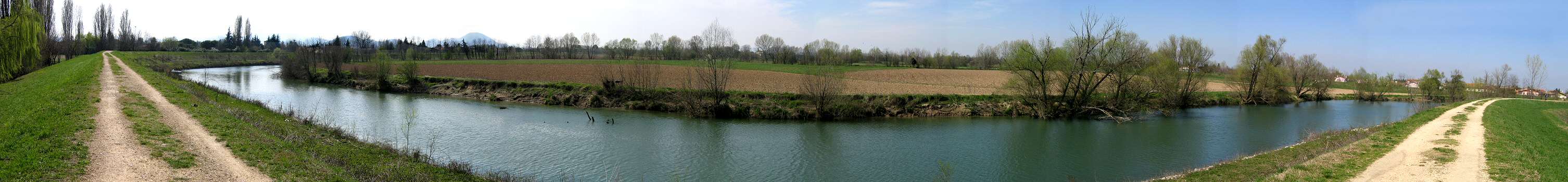 il Fiume Bacchiglione a Tencarola di Selvazzano - Padova