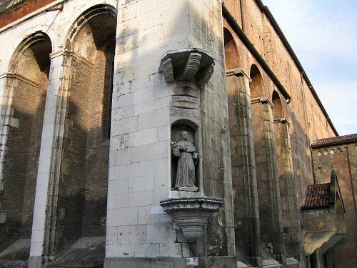 Padova - Chiesa Eremitani, cappella Ovetari, Andrea Mantegna