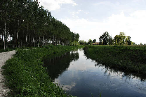 pista ciclabile fiume Tergola tra San Giorgio delle Pertiche, Campodarsego, Vigonza