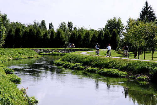 pista ciclabile fiume Tergola tra San Giorgio delle Pertiche, Campodarsego, Vigonza