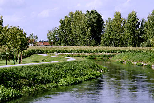 pista ciclabile fiume Tergola tra San Giorgio delle Pertiche, Campodarsego, Vigonza