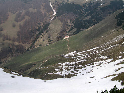 rifugio Bertagnoli alla Piatta, passo Scagina, monte Gramolon