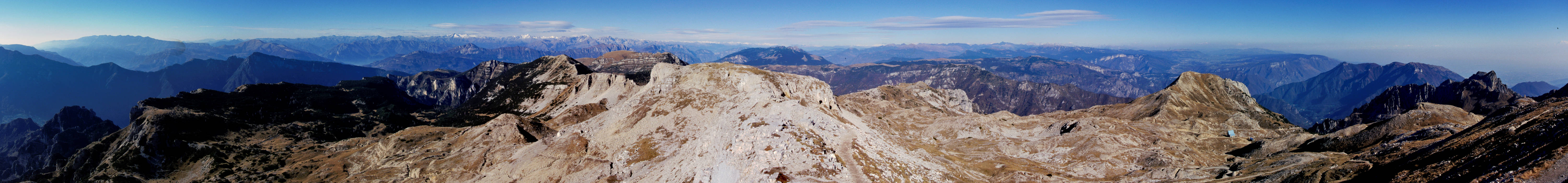 Monte Pasubio, panoramica da Cima Palon