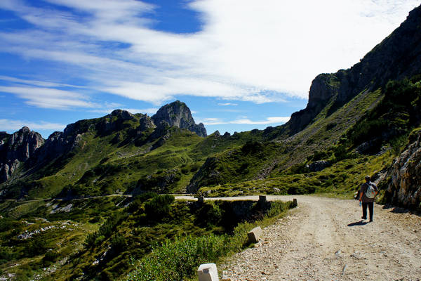 salita al rifugio Papa al Pasubio, strada Scarubbi strada Eroi