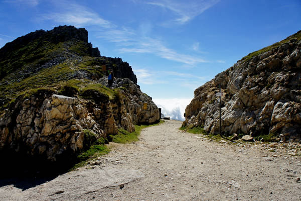 salita al rifugio Papa al Pasubio, strada Scarubbi strada Eroi